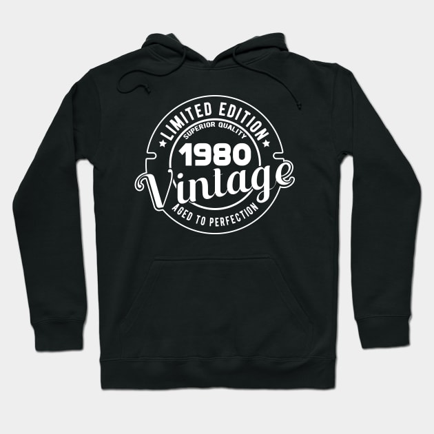 1980 VINTAGE - 41Th BIRTHDAY GIFT Hoodie by KC Happy Shop